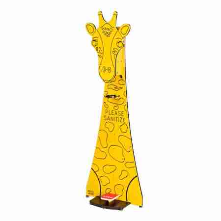 Giraffe Foot Pedal Hand Sanitizer Stand | Rental