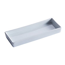 Tasting Ceramic Rectangular Plate 7.5″ x 2.75″ | Rental