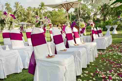 Majestic Banquet Chair Cover | Carribean