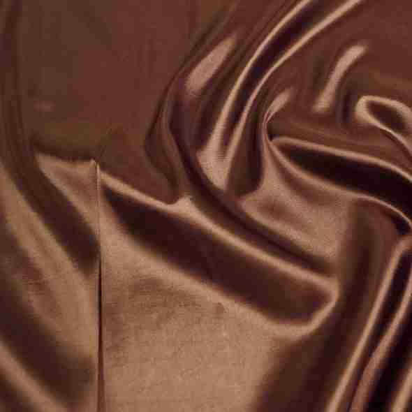 Taffeta (Solid) Table Runner in Brown 266 | Rental