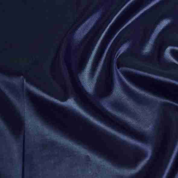Taffeta (Solid) Table Runner in Navy 045 | Rental