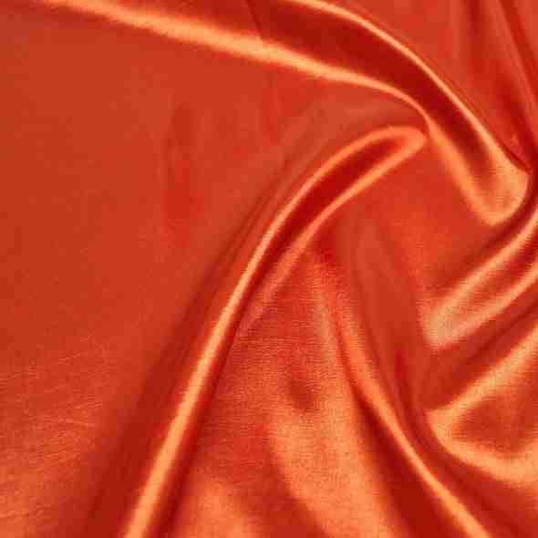Taffeta (Solid) Table Runner in Orange 018 | Rental