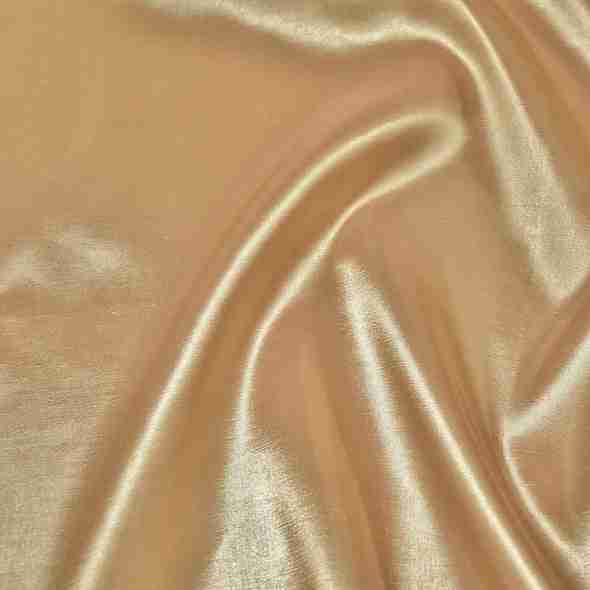 Taffeta (Solid) Table Runner in Taupe Gold 007 | Rental