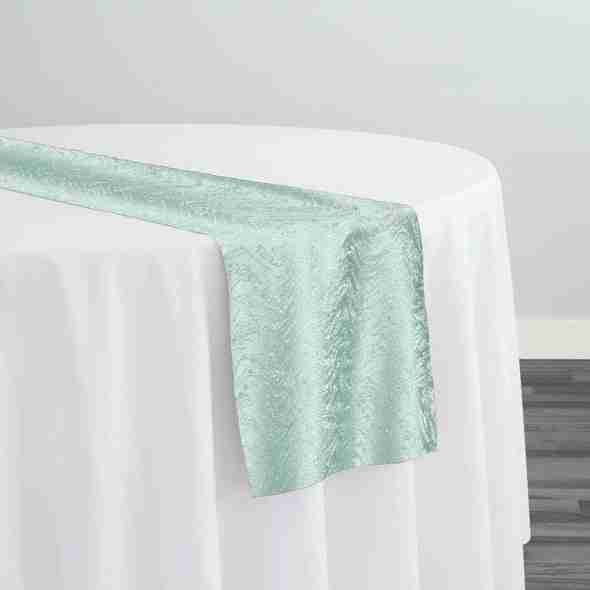 Twinkle Tensil Table Runner in Teal Green | Rental