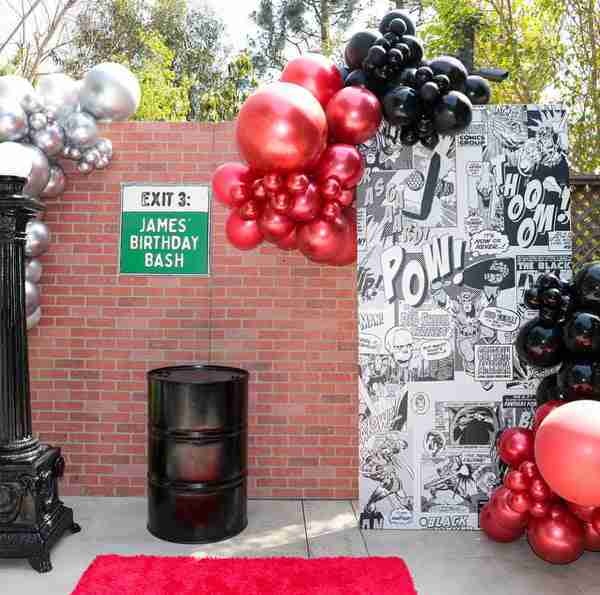 Superhero Comic Backdrop Panel | Rental Superhero Comic Backdrop Panel | Rental