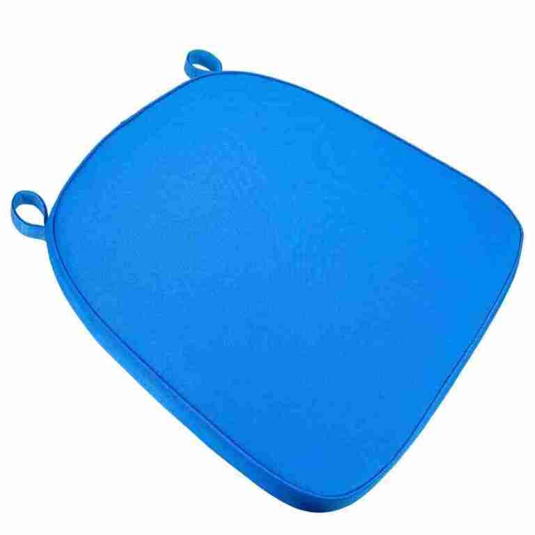 Bright Blue 2.0″ Thick Chiavari Chair Cushion | Rental Bright Blue 2.0″ Thick Chiavari Chair Cushion | Rental
