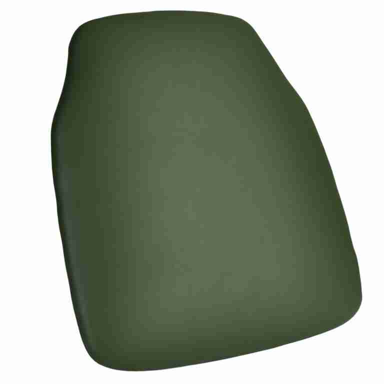 Hunter Green 1.75″ Vinyl Panel Back Chiavari Cushion with SlipNot™ Technology | Rental