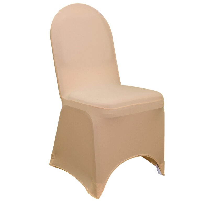 Stretch Spandex Banquet Chair Cover Peach | Rental Stretch Spandex Banquet Chair Cover Peach | Rental