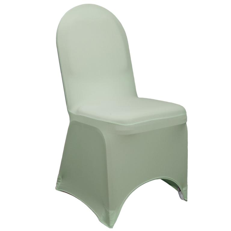 Stretch Spandex Banquet Chair Cover Sage | Rental Stretch Spandex Banquet Chair Cover Sage | Rental