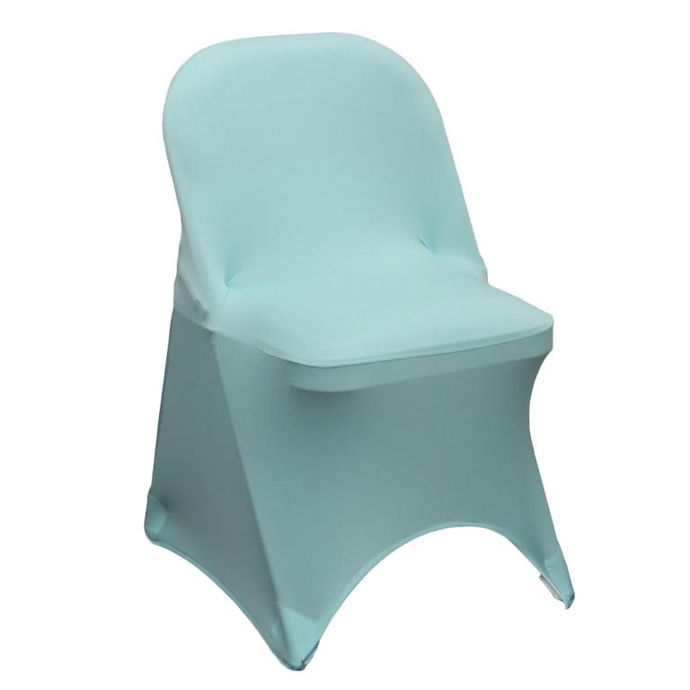 Stretch Spandex Folding Chair Cover Dusty Blue | Rental Stretch Spandex Folding Chair Cover Dusty Blue | Rental