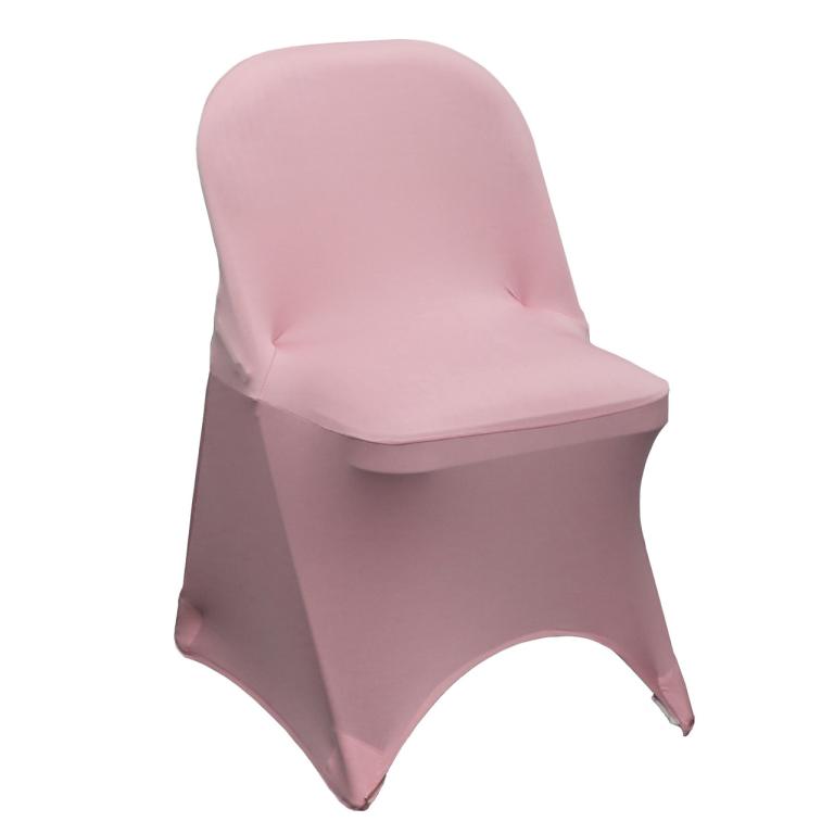 Stretch Spandex Folding Chair Cover Dusty Rose | Rental Stretch Spandex Folding Chair Cover Dusty Rose | Rental