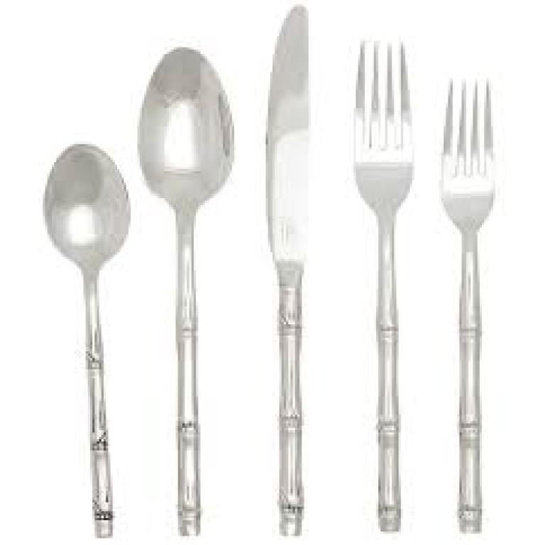 Bamboo | 5 Piece Set | Silver | Rental