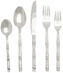 Bamboo | Dinner Fork | Silver | Rental