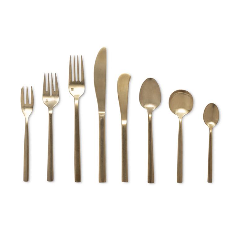 Arezzo | 5 Piece Set | Brushed Gold | Rental