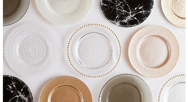 Glass Charger Plates